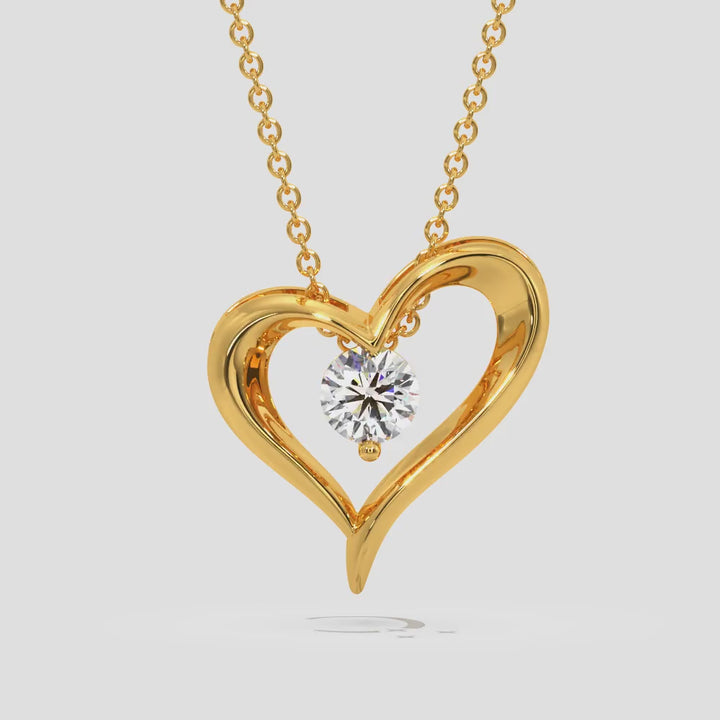 Designer heart pendant
